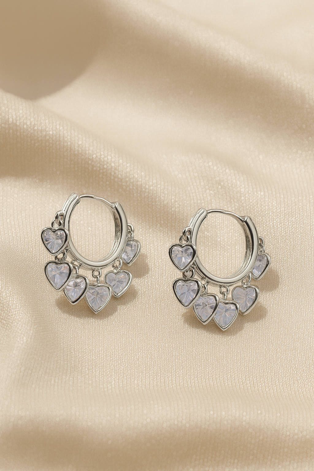 Jewello trendy silver-plated Bali design with tringle shape stone stud anti tarnish Korean earring for women and girls.