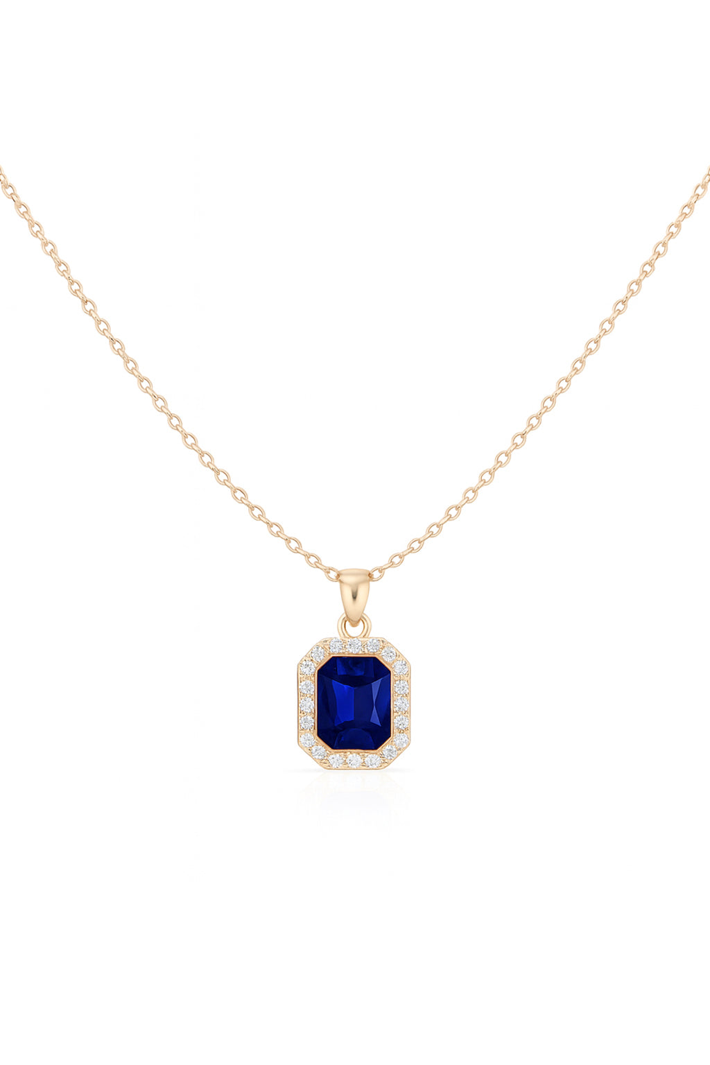 Jewello's gold plated luxury AD pendant, earring and finger ring set for women and girls.