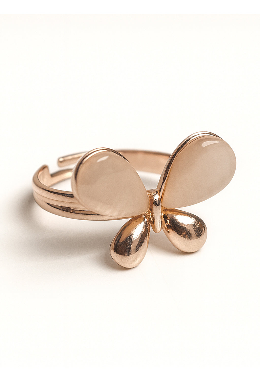 Jewello fashionable gold plated light white stone stud chain pendant set for women and girls.