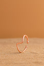 Jewello alluring rose gold-plated Adjustable finger ring for women and girls.