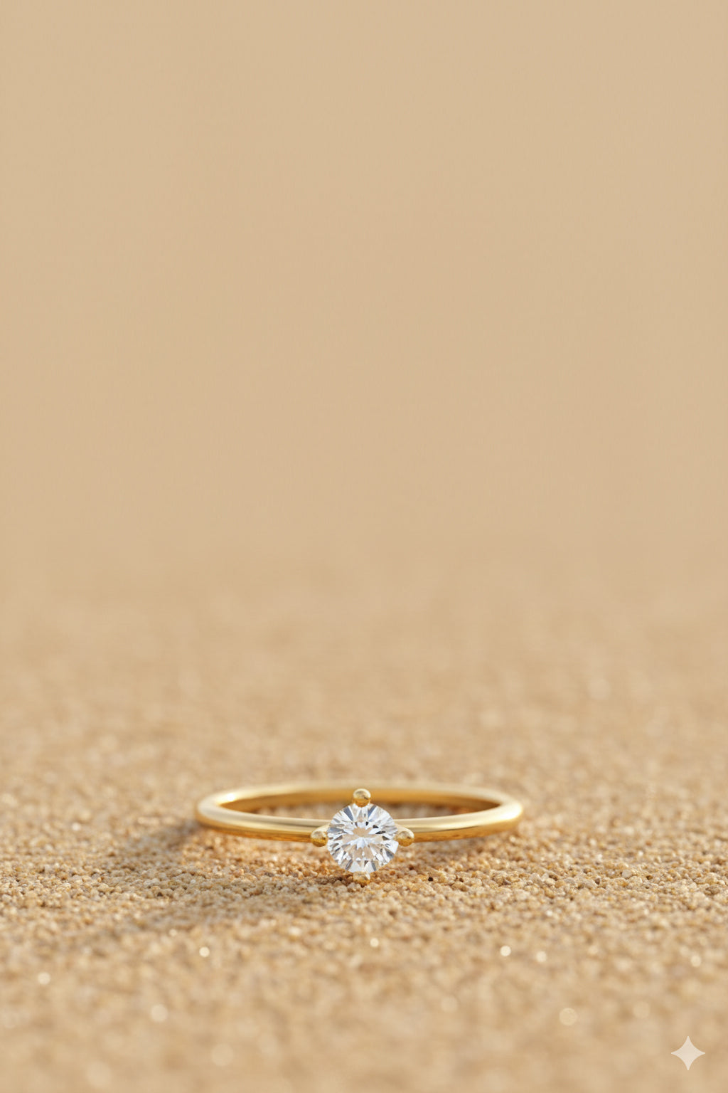 Jewello simple gold plated and studded shimmering white stone Adjustable finger ring for women and girls.