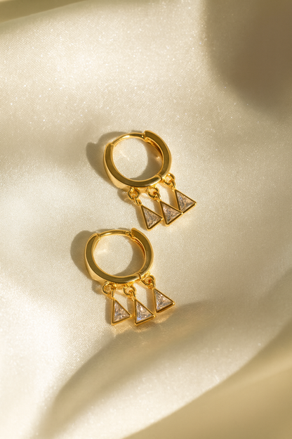 Jewello fancy sterling gold plated Bali design with stone stud anti tarnish Korean earring for women and girls.