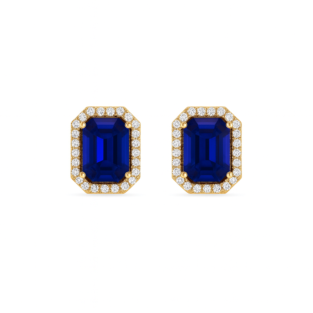 Jewello's gold plated luxury AD pendant, earring and finger ring set for women and girls.