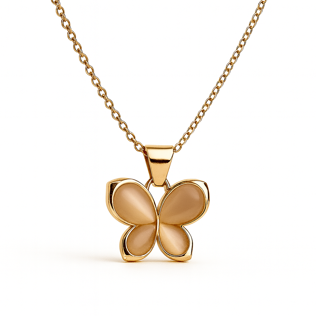 Jewello fancy gold plated floral design with light white stone stud chain pendant set for women and girls.