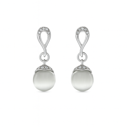 Jewello fancy silver plated chain pendant set for women and girls.