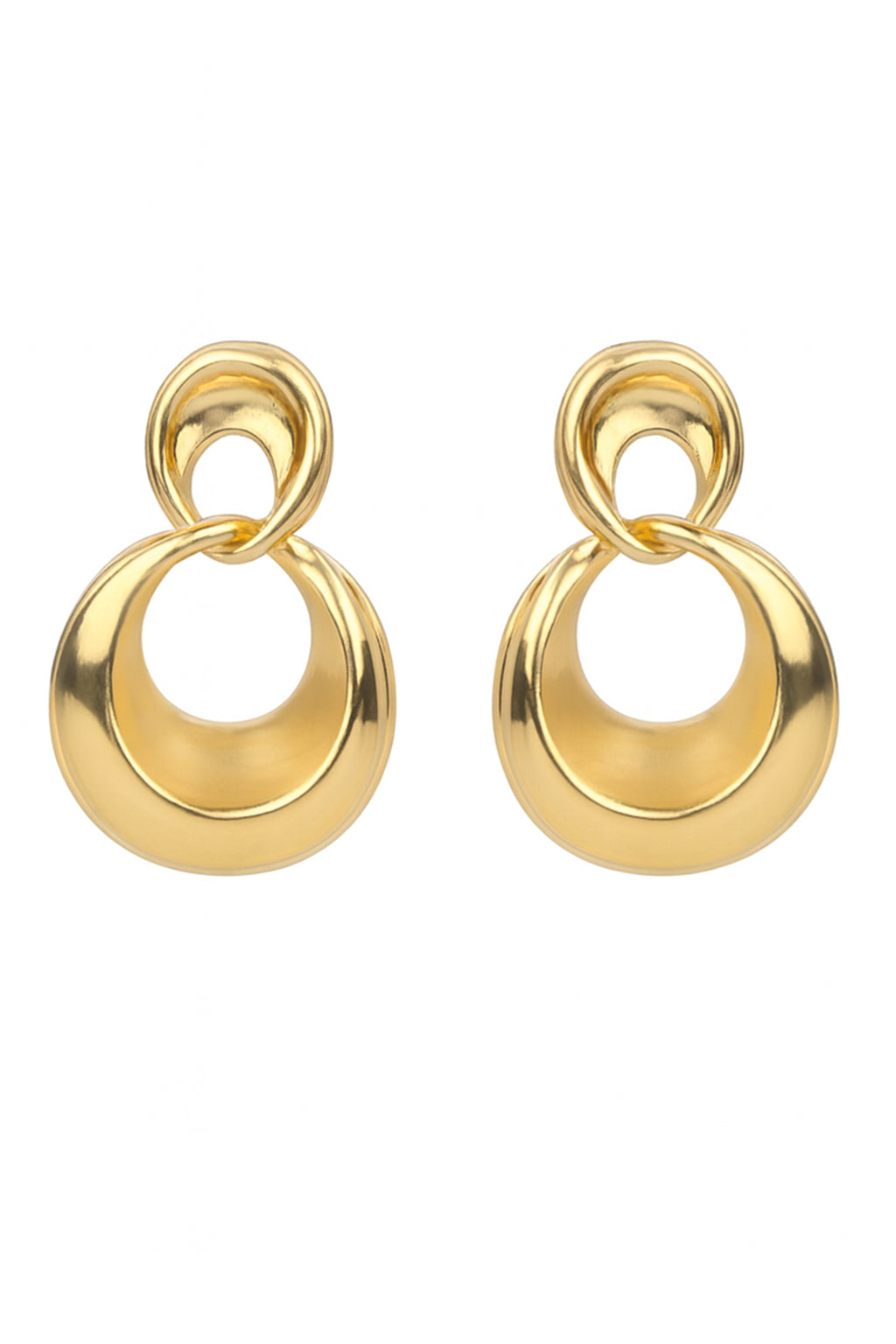 Jewello dainty sterling golden plated anti tarnish Korean earring for women and girls.
