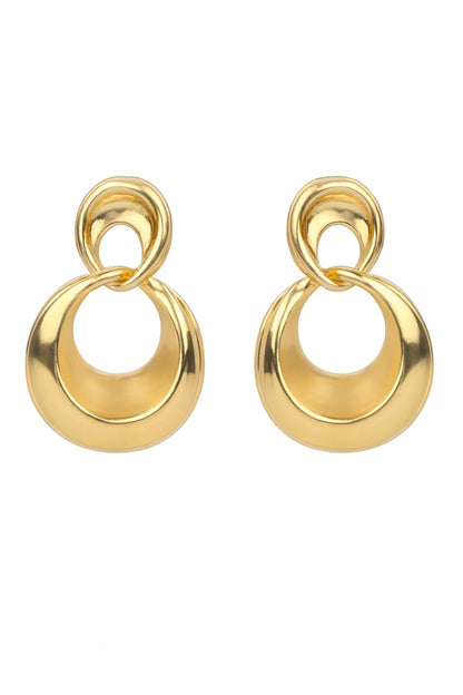 Jewello dainty sterling golden plated anti tarnish Korean earring for women and girls.
