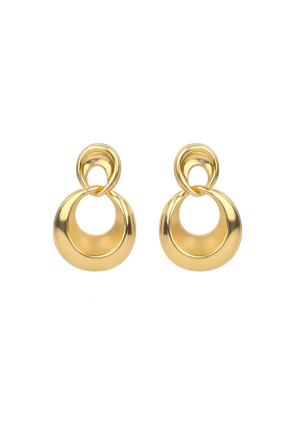 Jewello dainty sterling golden plated anti tarnish Korean earring for women and girls.
