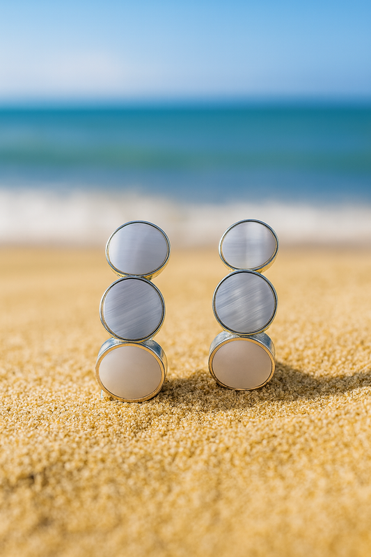 Jewello trendy silver-plated white stone stud anti tarnish Korean earring for women and girls.