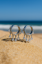 Jewello gorgeous silver-plated ring designer hanging with tringle shape stone anti tarnish Korean earring for women and girls.