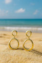 Jewello  fashionable gold-plated anti tarnish Korean earring for women and girls.