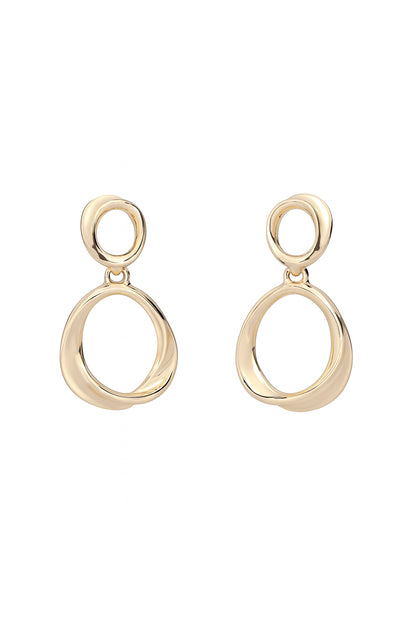 Jewello  fashionable gold-plated anti tarnish Korean earring for women and girls.