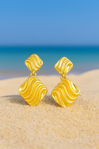 Jewello fancy gold plated anti tarnish Korean earring for women and girls.