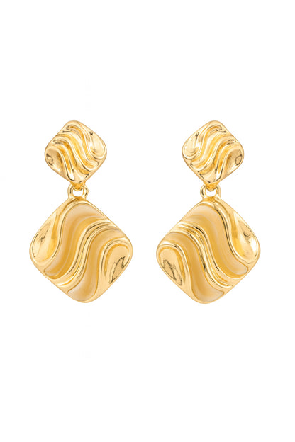 Jewello fancy gold plated anti tarnish Korean earring for women and girls.