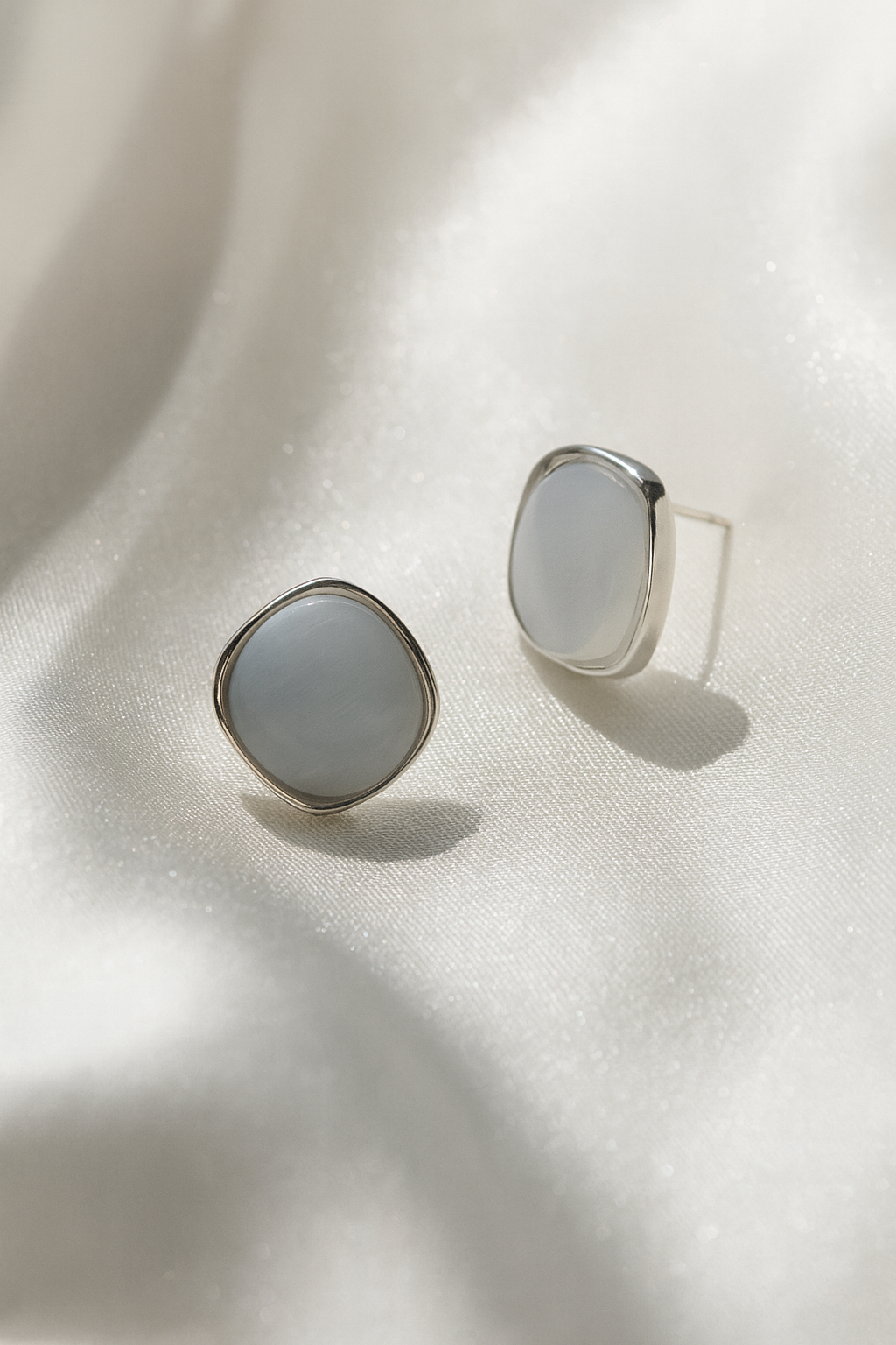 Jewello Chic Sterling Silver Korean Earrings | Anti-Tarnish Design for Girls & Women.