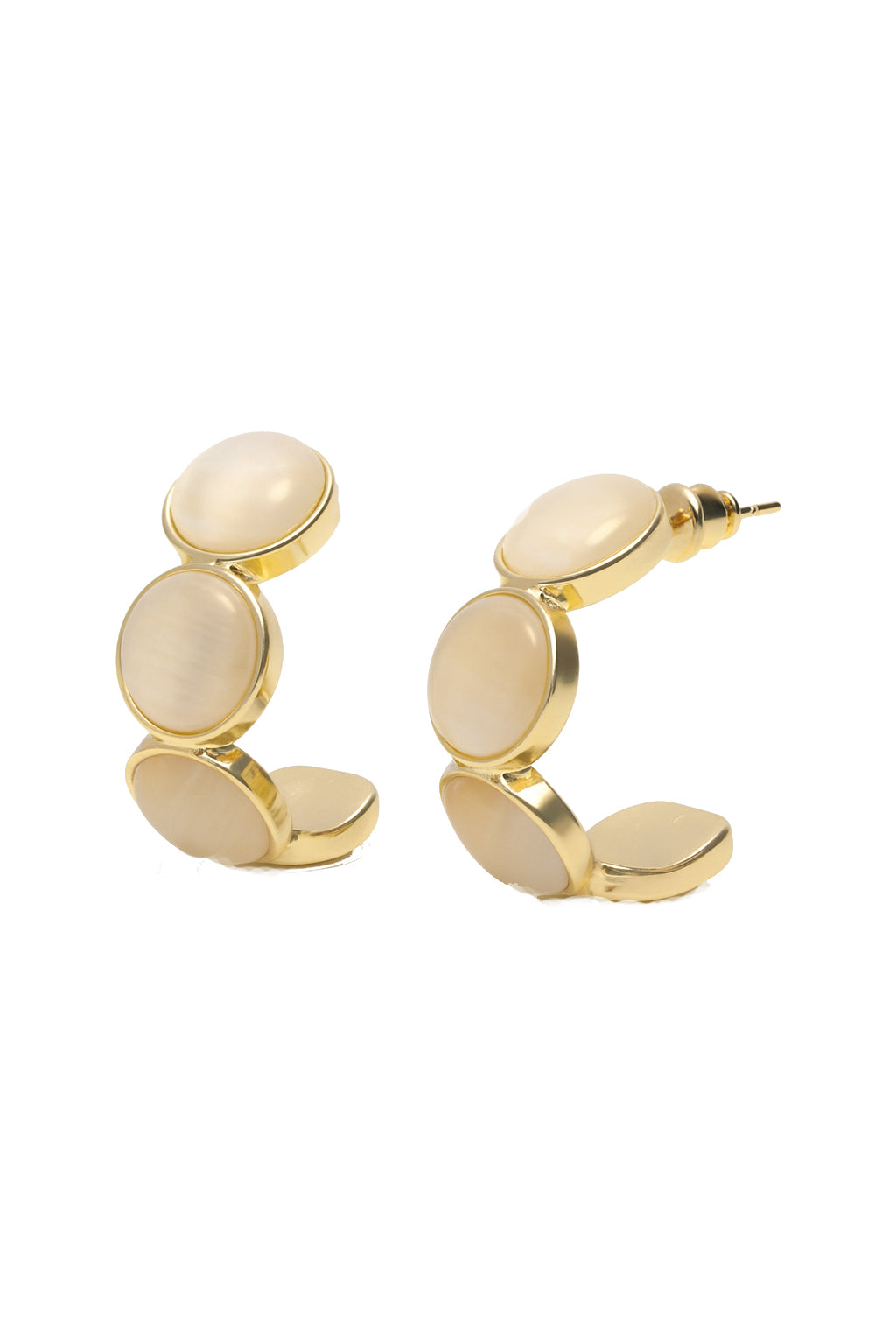 Jewello fancy sterling gold plated ring designer anti tarnish Korean earring for women and girls.