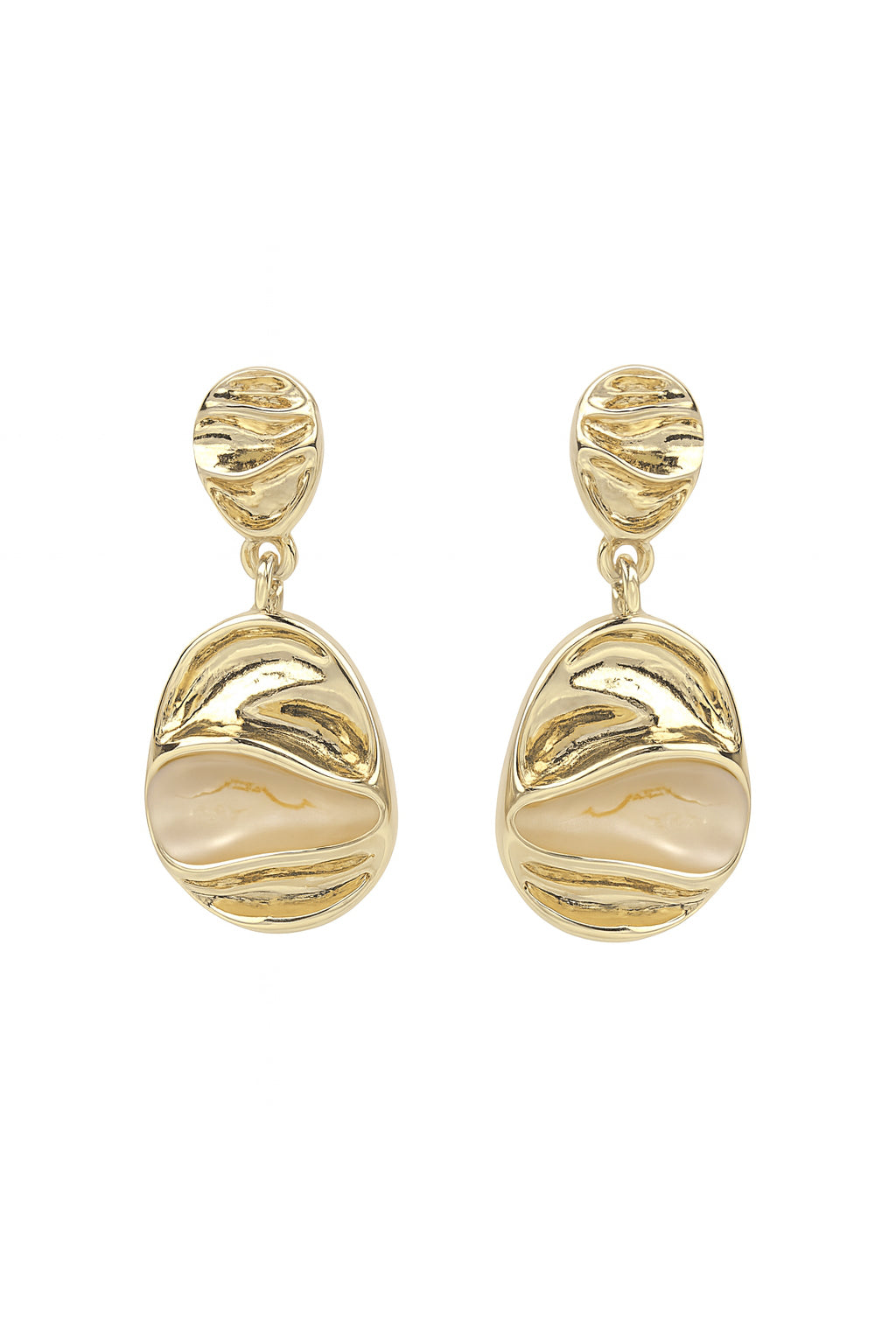 Jewello fashion stud gold plated anti tarnish Korean earring for women and girls.