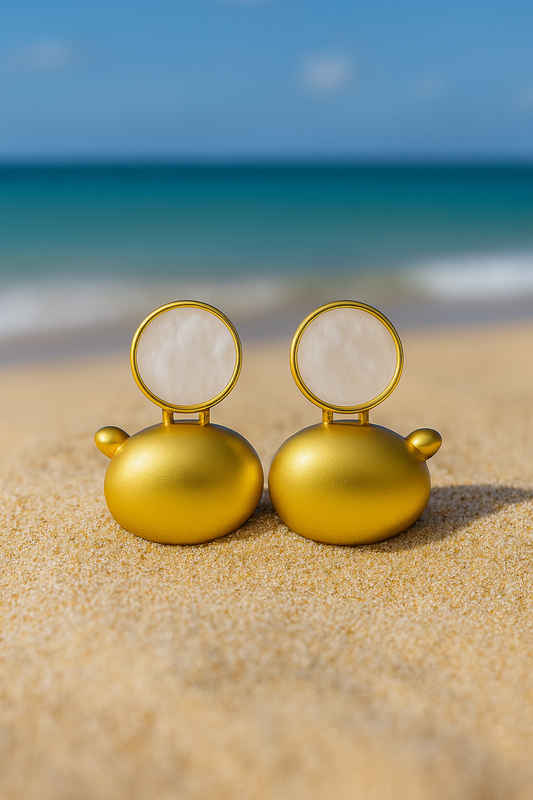 Jewello fancy gold plated anti tarnish Korean earring f for women and girls.