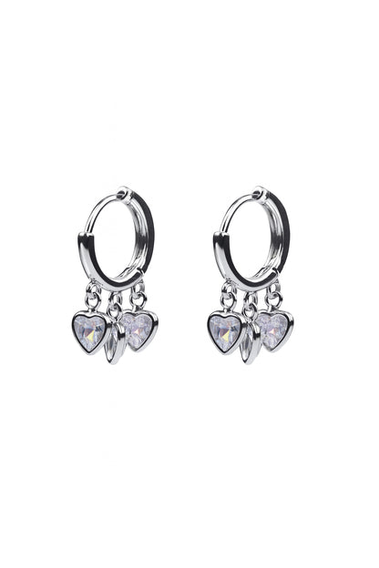 Jewello stylish sterling silver plated Bali Korean earring for women and girls.