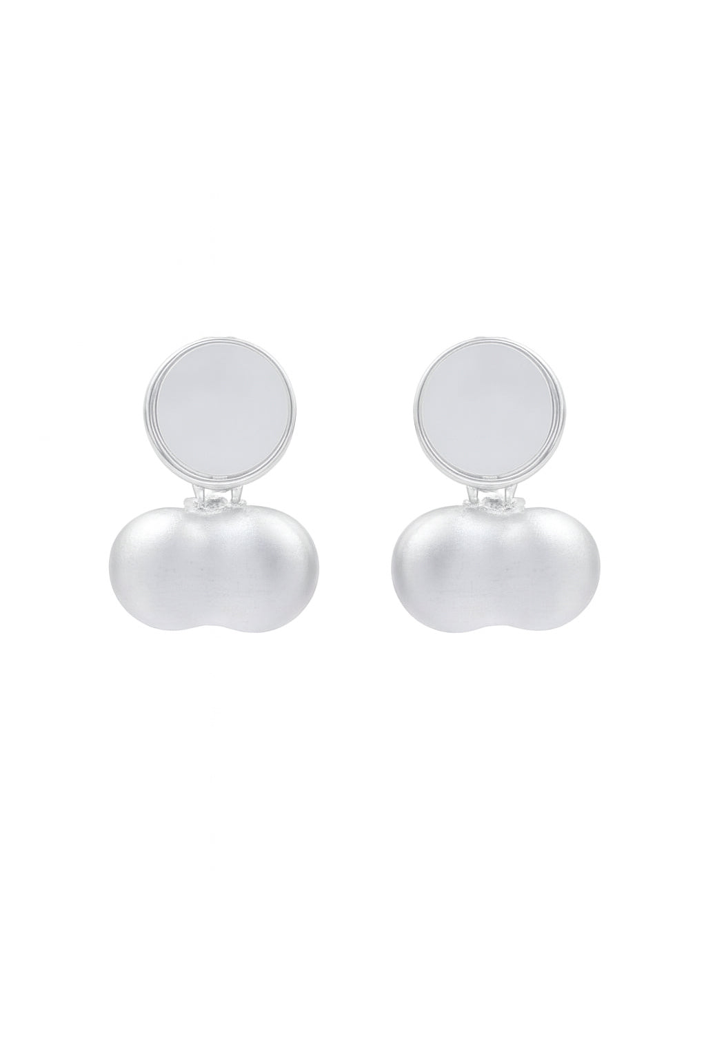 Jewello fancy silver plated anti tarnish dangle Korean earring for women and girls.