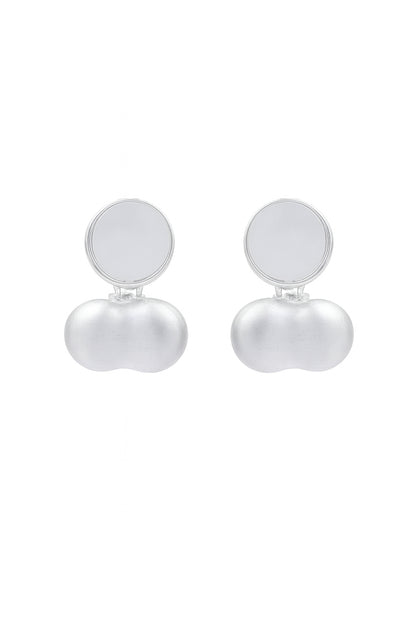 Jewello fancy silver plated anti tarnish dangle Korean earring for women and girls.
