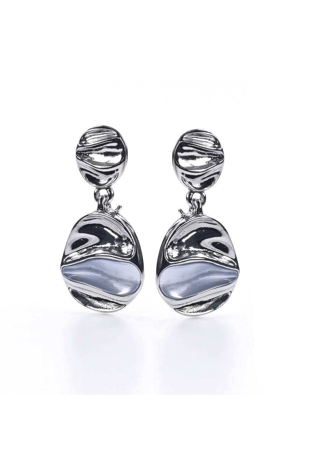 Jewello fashionable silver-plated anti tarnish Korean earring for women and girls.