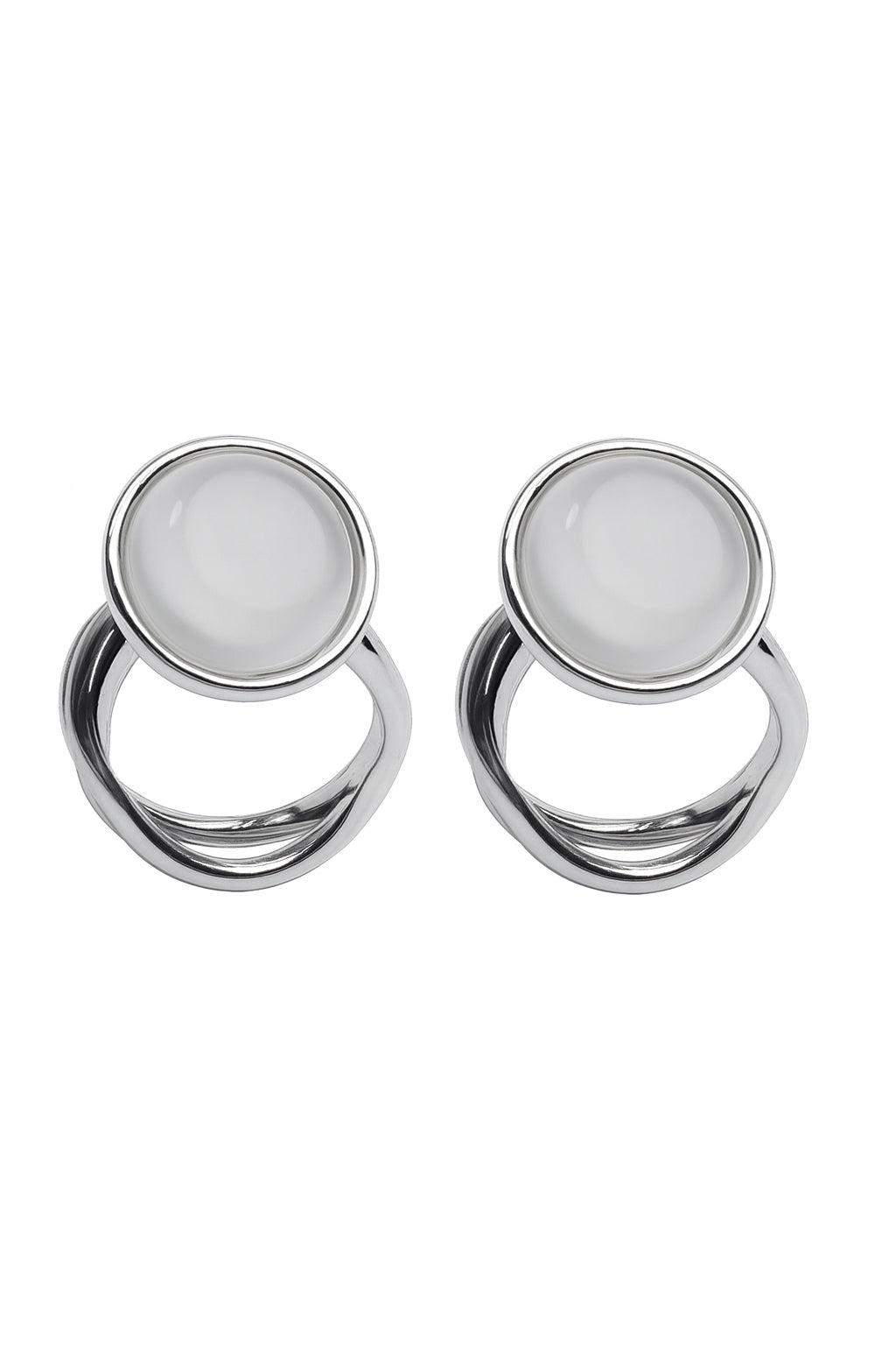 Jewello stylish silver-plated Bali design dangle Korean earring for women and girls.