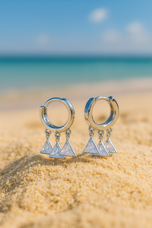 Jewello trendy silver-plated Bali design with white stone stud Korean earring for women and girls.