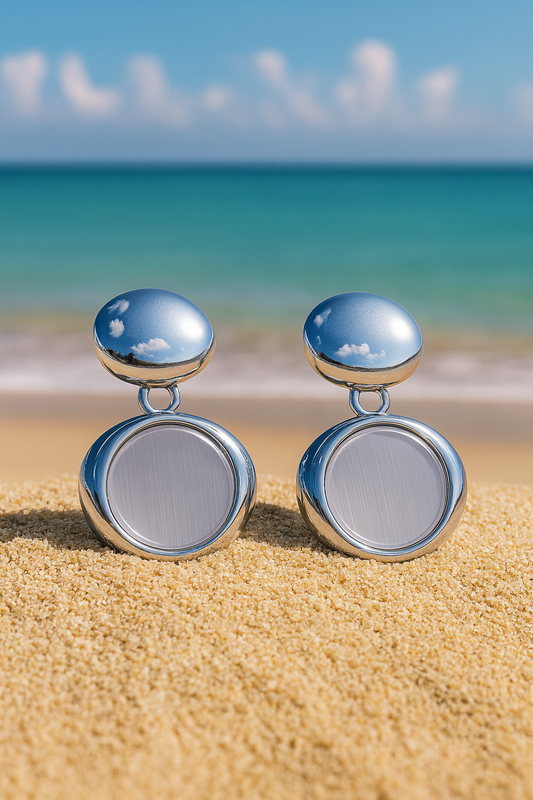 Jewello silver plated oval shape design anti tarnish Korean earring for women and girls.