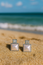 Jewello trendy sterling silver plated square design and white stone stud anti tarnish Korean earring for women and girls.