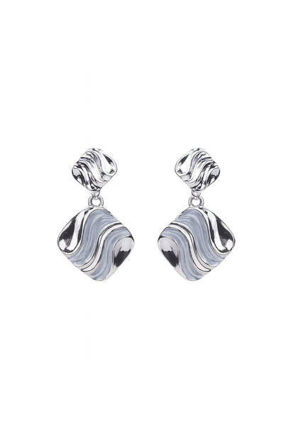 Jewello silver plated anti tarnish dangle Korean earring for women and girls. Daily wear earring, party wear earring.