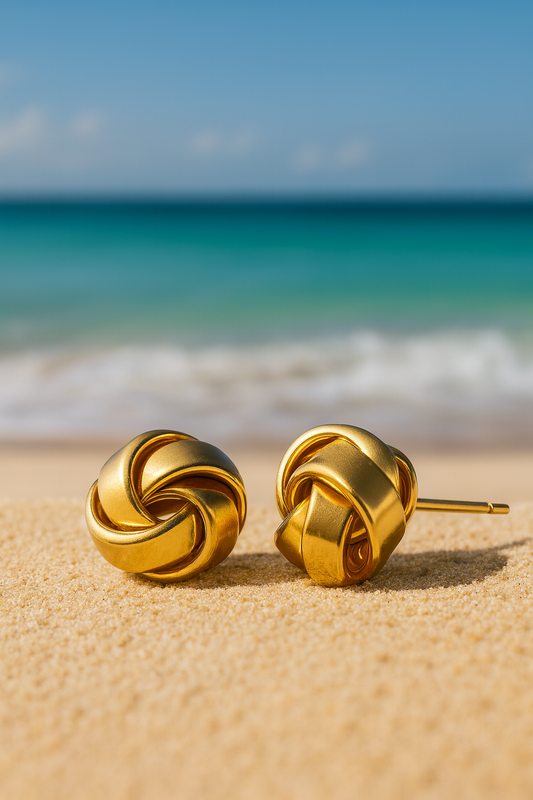 Jewello stylish gold-plated yellow design dainty anti tarnish Korean earring for women and girls. Daily wear earring, party wear earring, office wear earring, gift for her