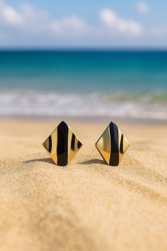 Jewello trendy square design stainless steel dainty Korean earring for women and girls. Daily wear earring, office wear earring. Party wear earring. Gift for her.