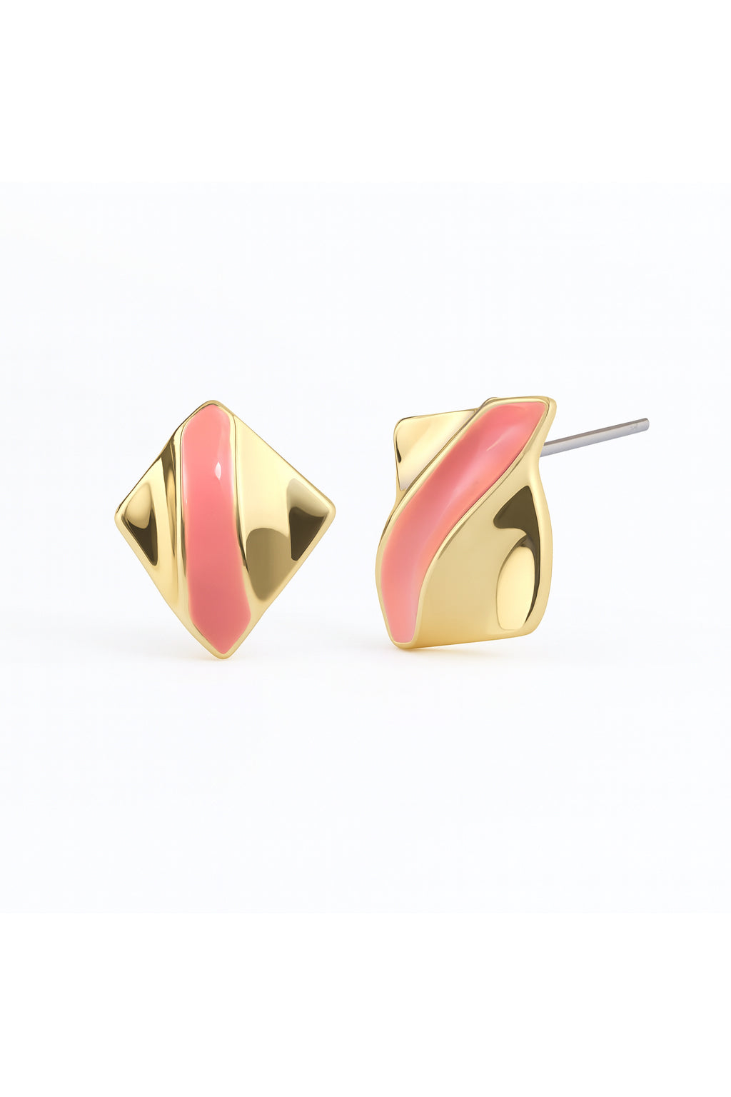 Jewello delicate square design with stainless steal dainty anti tarnish korean earring for women and girls. Dailly wear earring, office wear earring, gift for her.